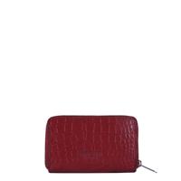 MYoMY Paper Bag Wallet Medium RFID croco burgundy Dames portemonnee