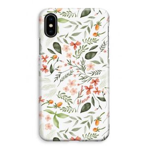 Sweet little flowers: iPhone XS Max Volledig Geprint Hoesje