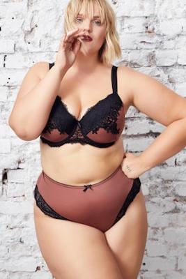 Ulla Popken slip, kant - Grote Maten