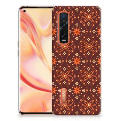 OPPO Find X2 Pro TPU bumper Batik Brown OPPO Find X2 Pro TPU bumper Batik Brown