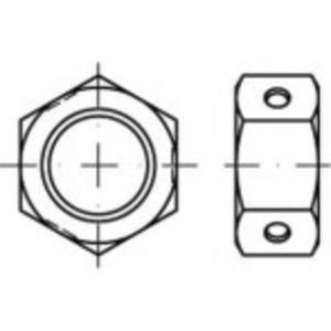 TOOLCRAFT TO-5379918 Zeskantmoeren M6 84032 RVS A4 1000 stuk(s)