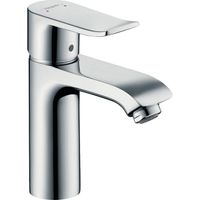 Hansgrohe Metris wastafelkraan met waste chroom 31080000 - thumbnail