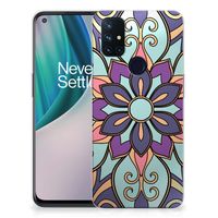 OnePlus Nord N10 5G TPU Case Purple Flower - thumbnail