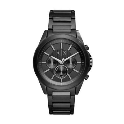 Armani Exchange horloge Drexler AX2601 zwart