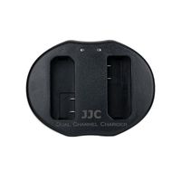 JJC UCH-LP-E6 USB Dual Battery Charger (voor Canon LP-E6 accu) - thumbnail