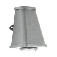 Triton Muurlamp Ruw Aluminium - thumbnail