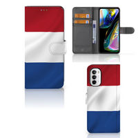 Motorola Moto G52 | Moto G82 Bookstyle Case Nederlandse Vlag - thumbnail