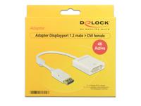 DeLOCK 62600 video kabel adapter 0,2 m DisplayPort DVI-I Wit - thumbnail