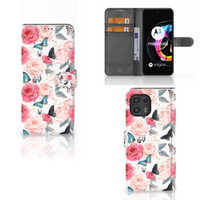 Motorola Edge 20 Lite Hoesje Butterfly Roses