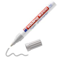 edding 8200 voegenstift - silvergrijs - 1 stift - ronde punt 2-4 mm - voor het opfrissen en lichter maken van vuile voegen - watervast, hoge dekking, sneldrogend - voor tegels in keuken en badkamer