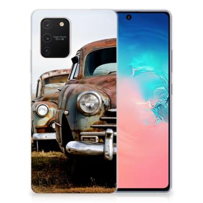 Samsung Galaxy S10 Lite Siliconen Hoesje met foto Vintage Auto Samsung Galaxy S10 Lite Siliconen Hoesje met foto Vintage Auto