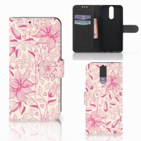 Huawei Mate 10 Lite Hoesje Pink Flowers