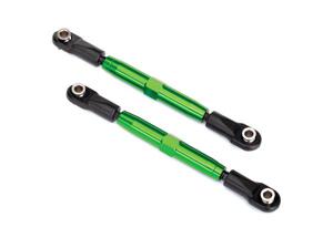 Traxxas - Camber links, rear (TUBES green-anodized, 7075-T6 aluminum, stronger than titani (TRX-3644G)