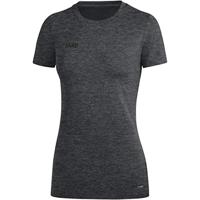 JAKO - T-Shirt Premium Basics, Dames, Antraciet Gemêleerd, 40