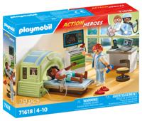 PLAYMOBIL Action Heroes - MRI met patiënt constructiespeelgoed 71618