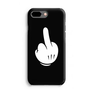 Middle finger black: iPhone 7 Plus Tough Case