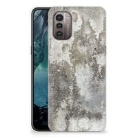 Nokia G21 | G11 TPU Siliconen Hoesje Beton Print - thumbnail