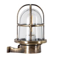 Scheepslamp Caspian II Brons helder glas - thumbnail