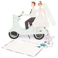 Wenskaart Scooter Couple Meri Meri