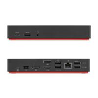 Origin Storage 40AF0135EU laptop dock & poortreplicator Docking USB 3.2 Gen 1 (3.1 Gen 1) Type-A + Type-C Houtskool, Rood - thumbnail