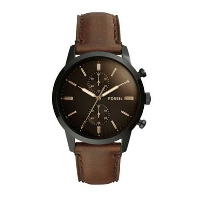 Fossil horloge FS5437 44Mm Townsman bruin