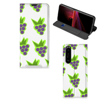 Sony Xperia 1 III Flip Style Cover Druiven - thumbnail