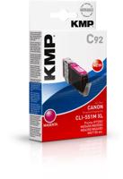 KMP Inktcartridge vervangt Canon CLI-551M XL Compatibel Magenta C92 1519,0006