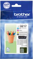 Brother inktcartridge, 550 pagina&apos;s, OEM LC-3217, 4 kleuren