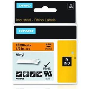 DYMO 12mm RHINO Coloured vinyl labelprinter-tape D1