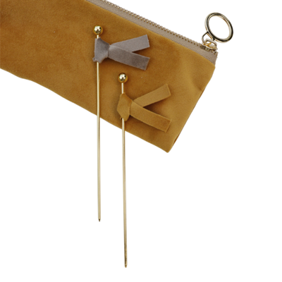 Cupcake toppers velvet oker (6st) Delight Department