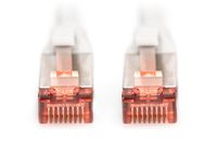 Digitus DK-1644-050 RJ45 Netwerkkabel, patchkabel CAT 6 S/FTP 5.00 m Grijs Halogeenvrij, Verdraaide paren, Snagless, Vlambestendig 1 stuk(s) - thumbnail