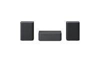 LG SPQ8-S draadloze achterluidsprekers (140 Watt) voor de LG Soundbars DS90QY & DS80QY, Dark Steel Silver [Modeljaar 2022]