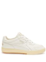 Palm Angels baskets University en cuir - Blanc