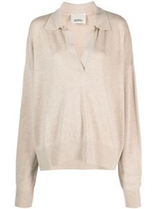 ISABEL MARANT Galix fine-knit jumper - Tons neutres