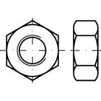 TOOLCRAFT TO-6855531 Zeskantmoeren M3 DIN 555 Kunststof 200 stuk(s)