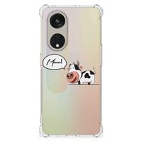 OPPO Reno8 T 5G Stevig Bumper Hoesje Cow