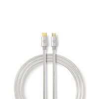 Nedis CCTB60650AL30 USB-kabel 3 m USB 2.0 Micro-USB B USB C Aluminium - thumbnail