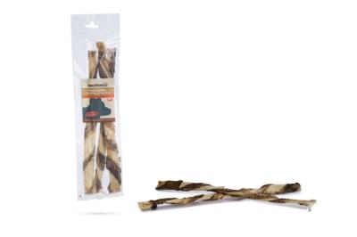 Beeztees Runderkophuid met Pens - Hondensnacks - 30 cm - 3 stuks