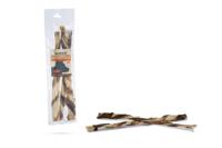 Beeztees Runderkophuid met Pens - Hondensnacks - 30 cm - 3 stuks