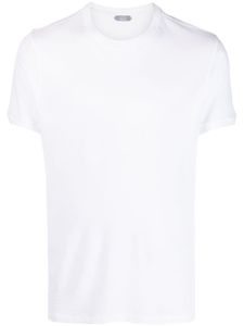 Zanone t-shirt léger en coton - Blanc