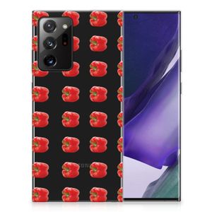 Samsung Galaxy Note20 Ultra Siliconen Case Paprika Red