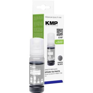 KMP Navulinkt vervangt Epson 106, T00R1 Compatibel Foto zwart 70 ml E187 1644,0040