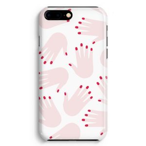 Hands pink: iPhone 8 Plus Volledig Geprint Hoesje