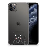 Apple iPhone 11 Pro Max Telefoonhoesje met Naam Cat Good Day - thumbnail