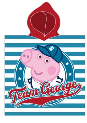 Carbotex poncho Peppa Pig George 50 x 115 cm Carbotex poncho Peppa Pig George 50 x 115 cm