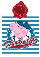 Carbotex poncho Peppa Pig George 50 x 115 cm