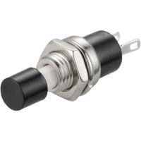 TRU COMPONENTS 1587876 TC-R13-24A1-05-BK Druktoets 250 V/AC 1.5 A 1x uit/(aan) Moment 1 stuk(s)