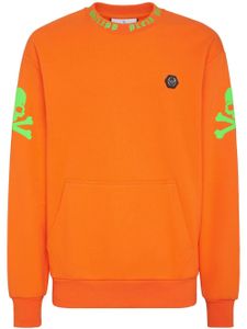 Philipp Plein sweat en coton à imprimé graphique - Orange