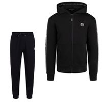 Cruyff Xicota Trainingspak Full-Zip Zwart Wit - thumbnail