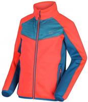 Regatta softshell jack Oberon junior polyester blauw